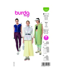 Patron Burda 5764 - Gilets matelassés taille n°FR 34-48