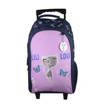 Sac à dos à roulettes Lili Lou Violet BAGTROTTER