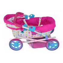 Poussette pour poupée Alice Candy - Poussette réaliste pour enfants