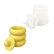 Moule en silicone Ø 9cm x 8,2cm - Gobelet à beignet avec couvercle