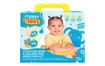 Jovi – Mon Premier Coffret de Pâte à Modeler + Rouleaux en Bois | Activité sensorielle dès 2 ans