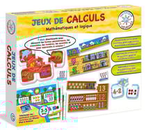 Jeux de calculs 3-5 ans - jeu educatif clementoni adn - 62555
