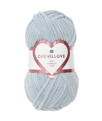 Découvrez le Confort et la Douceur de la Pelote Velours Creative Chenillove 100GR de Rico Design 10 Bleu clair