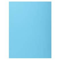 Paquet de 50 chemises 1 rabat SUPER 210 - 24x32cm - Bleu clair - x 5 - Exacompta
