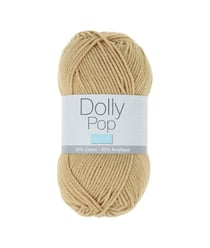 Fil à tricoter Coton et Acrylique Dolly Pop - Trimits 156 Marron