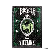 Jeu d'ambiance Bicycle Disney Villains Vert et Violet