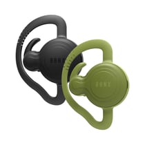 BONX Pack de 2 Oreillettes Bluetooth Systèmes Audio de Conversation Noir