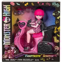Coffret monster high scooter vamptastique draculaura - mattel - jdr61 - poupée, animal, véhicule