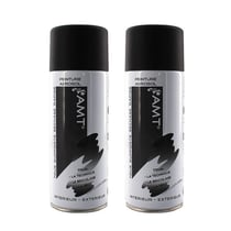 Lot de 2 bombes de peinture - noir mat - AMT