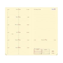 ITALNOTE PRESTIGE FR Recharge - 8,8x17 cm - Semainier - 14 mois de décembre à janvier