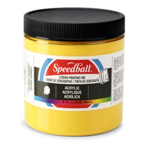Encre acrylique jaune pour sérigraphie - Speedball