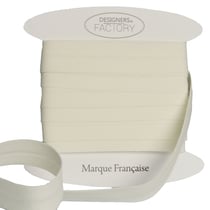 Biais Coton Ecru 18mm par 5 mètres – designers-factory