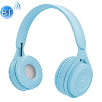 Qualité Sonore Hifi Casque Bluetooth Macaron Autonomie Longue Durée Support Appels Micro SD AUX 3.5mm Bleu YONIS