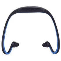 Casque Sport Étanche Sans Fil Avec Radio FM Et Carte SD Pour Smartphone Bleu YONIS