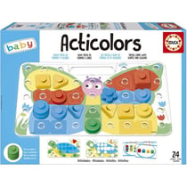 Articolors - Jeu éducatif - EDUCA - Empilement de jetons colorés et formes géométriques - Dès 2 ans
