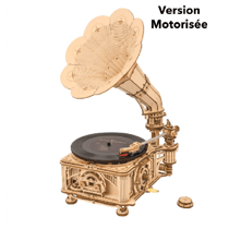 Puzzle 3d | Gramophone Classique / Version Motorisée