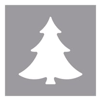 Perforatrice fantaisie: Sapin, 5,08cm ø, (2"), 1 pce.