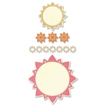Matrices de découpe - Cadres et bordures géométriques - 10 dies Thinlits - Sizzix