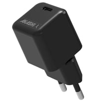 Akashi Chargeur USB-C SuperGaN 30W Compact Certifié Origine France Garantie Noir