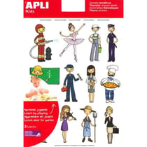 Apli Agipa - Gommettes les métiers x 36