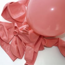 Graine Créative - Ballons de baudruche gonflables Rose 10 pièces