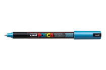 Lot de 12 marqueurs peinture pointe extra-fine 0,7 mm - POSCA - Bleu métal