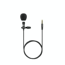 Microphone Lavalier 3.5mm Son Haute Fidélité Clip Métal Long Câble 3m YONIS