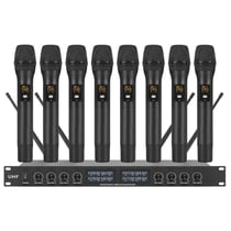 Système Microphone Sans Fil 8 Canaux Pour Conférences Haute Qualité Audio YONIS