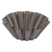 Moule à brioche grosses côtes - fond plat - Antiadhérent (sans PFAS) - Ø180/91 mm h56 mm