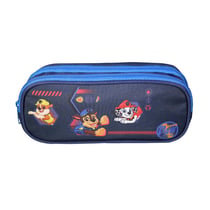 Trousse scolaire 2 compartiments Pat'Patrouille Bleu - BAGTROTTER