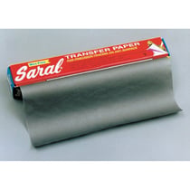 Papier transfert Saral 12 feuilles 45 x 61 cm - Gris