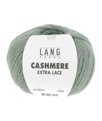Pelote CASHMERE EXTRA LACE exceptionnelle à tricoter - 25gr- Lang Yarns : Une laine d’exception, douce et luxueuse 0092 Vert Sauge