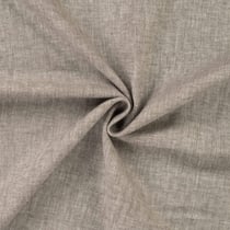 Tissu Lin Coton Chevrons chiné Vert kaki - Au mètre