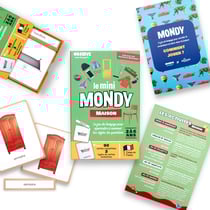 Mini-Mondy - 90 cartes - Maison - Langage