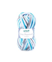 Fil à tricoter LISA PREMIUM COLOR - Grundl - certifiée Oeko-Tex 03 Multicolore