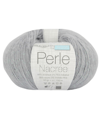 Fil À Tricoter PERLE NACREE - Distrifil 10 Gris