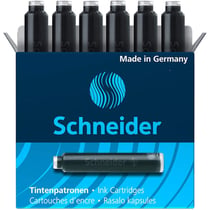 Lot de 6 cartouches d'encre - Noir - Schneider