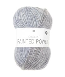 Pelote de laine Creative Painted Power - 100GR - Rico Design 014 Bay Blues
