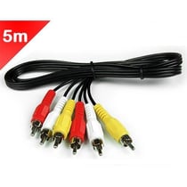 Câble RCA audio vidéo AUTOLEADS AV350 - Noir - 5 m