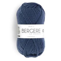 Pelote de laine - Ardoise - 50% Laine 50% acrylique - Bergère de France - Idéale 4