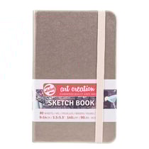 Carnet Croquis 9x14 cm - 80 feuilles - 140g - Champagne - Royal Talens