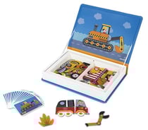 Magneti'book bolides vehicules - janod - j02715 - jeu educatif magnetique, aimante