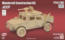 Maquette en bois Voiture Jeep