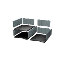 Module de classement Modulodoc set élément de base jumbo Ecoblack - Gris foncé - Exacompta