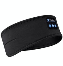 Bonnet Bluetooth Sport Musique Sans Fil Masque De Nuit Confortable Noir Noir YONIS