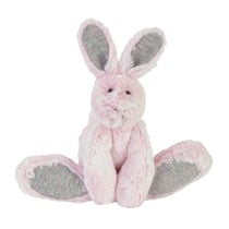 Doudou peluche lapin rose Rivoli 26 cm - Happy Horse