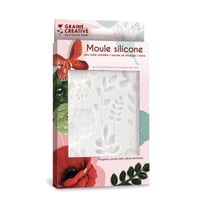 Moule en silicone 20x13 cm Floral
