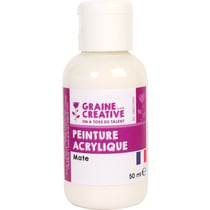 PEINTURE ACRYLIQUE 50ML BLANC