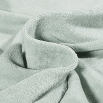 Tissu Jersey Velours Eponge Lua uni Vert menthe clair