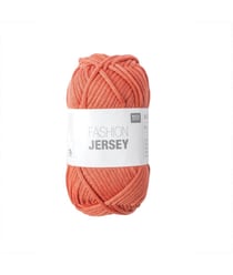 Pelote de coton à tricoter FASHION JERSEY - Rico Design 17 Terre cuite